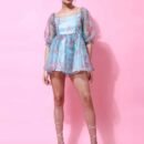 Dress Printed Sku Blue