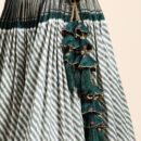 Phenav Embellished Mirror Work Silk Ready To Wear Lehenga  Blouse With Dupatta