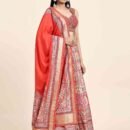 Phenav Embroidered Khari Print Ready to Wear Lehenga  Blouse With Dupatta