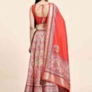 Phenav Embroidered Khari Print Ready to Wear Lehenga  Blouse With Dupatta