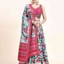 Phenav Embroidered Mirror Work Ready to Wear Lehenga  Blouse With Dupatta