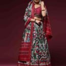 Phenav Embroidered Mirror Work Ready to Wear Lehenga  Blouse With Dupatta