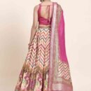 Phenav Embroidered Mirror Work Ready to Wear Lehenga  Blouse With Dupatta