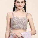 Phenav Embellished Sequinned Ready to Wear Lehenga  Blouse With Dupatta