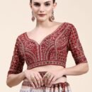 Phenav Embroidered Thread Work Ready to Wear Lehenga  Blouse With Dupatta