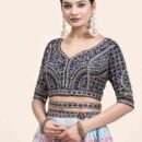 Phenav Embroidered Thread Work Ready to Wear Lehenga  Blouse With Dupatta