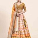 Phenav Embroidered Thread Work Ready to Wear Lehenga  Blouse With Dupatta