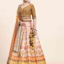 Phenav Embroidered Thread Work Ready to Wear Lehenga  Blouse With Dupatta