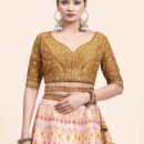 Phenav Embroidered Thread Work Ready to Wear Lehenga  Blouse With Dupatta