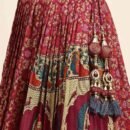Phenav Embroidered Kalamkari Ready to Wear Lehenga  Blouse With Dupatta