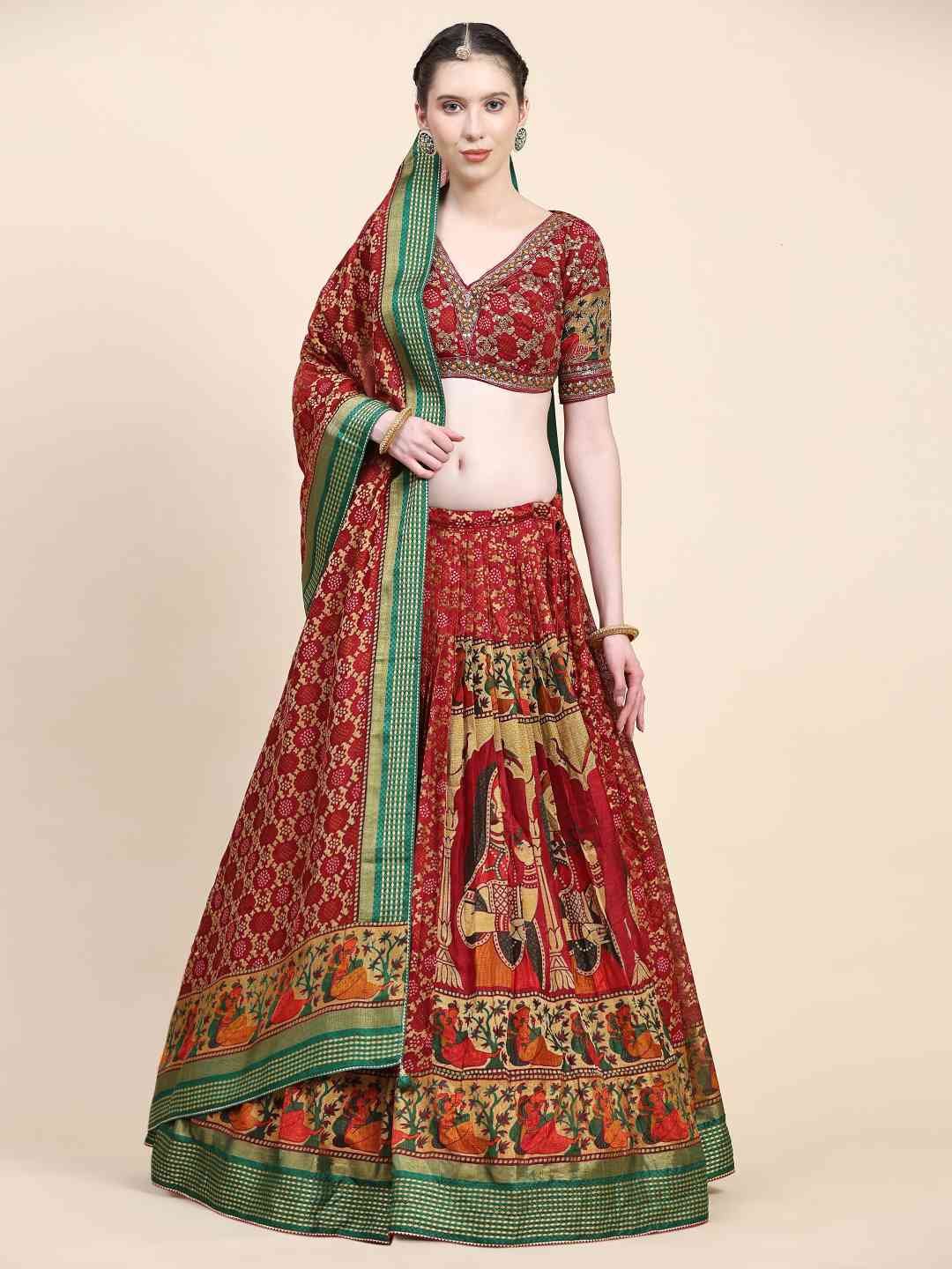 printed-lehenga