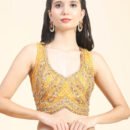 Phenav Yellow  Silver-Toned Embellished Ready to Wear Lehenga  Blouse With Dupatta