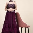 Phenav Embroidered Beads and Stones Ready to Wear Lehenga  Blouse With Dupatta