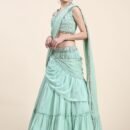 Phenav Embroidered Beads  Stones Ready to Wear Lehenga  Blouse With Dupatta