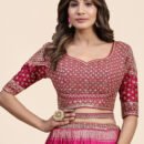 Phenav Printed Embellished Ready To Wear Lehenga  Blouse With Dupatta