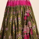 Phenav Printed Embellished Ready To Wear Lehenga  Blouse With Dupatta