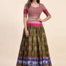 Phenav Printed Embellished Ready To Wear Lehenga  Blouse With Dupatta