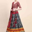 Phenav Embroidered Sequinned Silk Ready to Wear Lehenga Choli With Dupatta