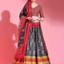 Phenav Embroidered Sequinned Silk Ready to Wear Lehenga Choli With Dupatta