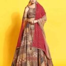 Phenav Printed Silk Ready to Wear Lehenga Choli With Dupatta
