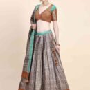 Phenav Embroidered Sequinned Silk Ready to Wear Lehenga Choli With Dupatta