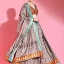 Phenav Embroidered Sequinned Silk Ready to Wear Lehenga Choli With Dupatta