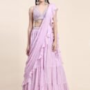 Phenav Embroidered Sequinned Ready to Wear Lehenga  Blouse With Dupatta