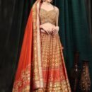 Phenav Embroidered Thread Work Ready to Wear Lehenga  Blouse With Dupatta