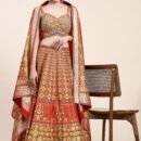 Phenav Embroidered Thread Work Ready to Wear Lehenga  Blouse With Dupatta