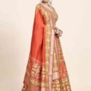 Phenav Embroidered Batik Ready to Wear Lehenga  Blouse With Dupatta