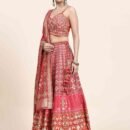 Phenav Embroidered Khari Print Ready to Wear Lehenga  Blouse With Dupatta