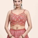 Phenav Embroidered Khari Print Ready to Wear Lehenga  Blouse With Dupatta