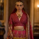 Hi-Tek Print Lehnga Choli With Exellent Sturd & Sequence Work multi color,Lhenga