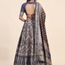 Phenav Printed Mirror Work Ready To Wear Lehenga  Blouse With Dupatta