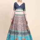 Phenav Embroidered Khari Printed Ready to Wear Lehenga  Blouse With Dupatta