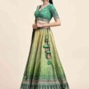 Phenav Embroidered Khari Print Ready to Wear Lehenga  Blouse With Dupatta