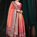Phenav Embroidered Mirror Work Ready to Wear Lehenga  Blouse With Dupatta