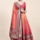 Phenav Embroidered Mirror Work Ready to Wear Lehenga  Blouse With Dupatta