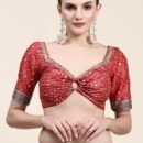 Phenav Embellished Mirror Work Ready to Wear Lehenga  Blouse With Dupatta