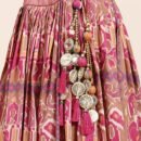Phenav Embellished Mirror Work Ready to Wear Lehenga  Blouse With Dupatta