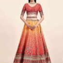 Phenav Embroidered Khari Print Ready to Wear Lehenga  Blouse With Dupatta