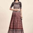 Phenav Printed Khari Print Ready to Wear Lehenga  Blouse With Dupatta