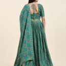 Phenav Printed Embellished Mirror Work Ready To Wear Lehenga  Blouse With Dupatta