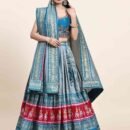 Phenav Embroidered Stone Work Silk Ready to Wear Lehenga Choli With Dupatta