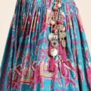 Phenav Printed Mirror Work Ready to Wear Lehenga  Blouse With Dupatta