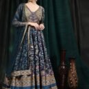 Phenav Embroidered,Dark-Blue_Grey,Gown