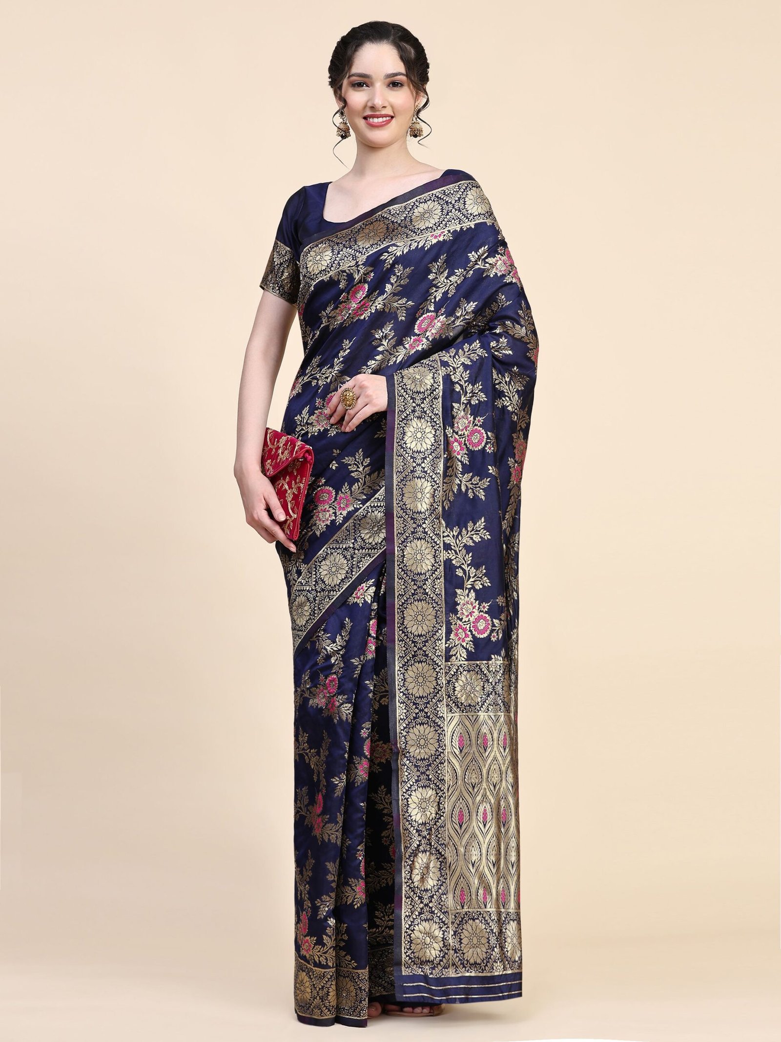 blue-saree