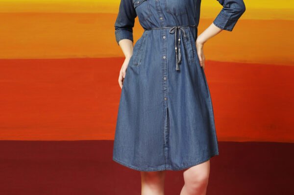 stylish-denim-kurti