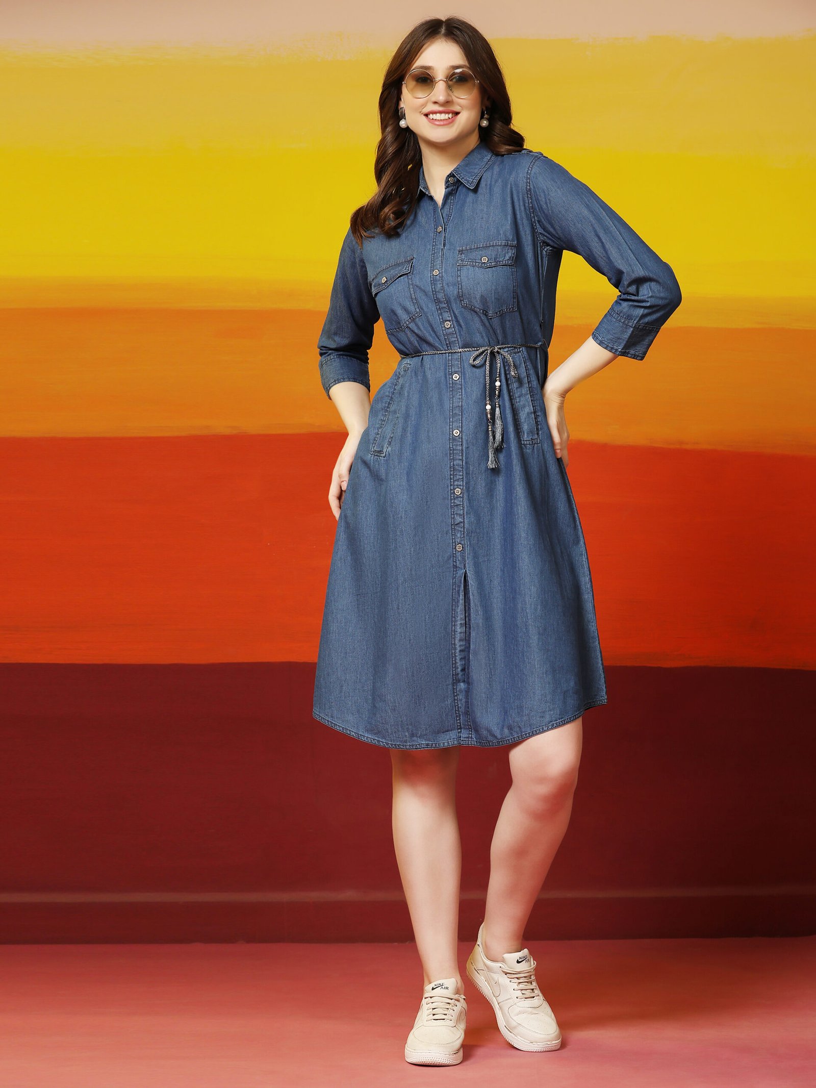 stylish-denim-kurti