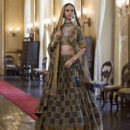 Golden & Black Lehnga With Blouse,Combination Duptta &Sequence Work